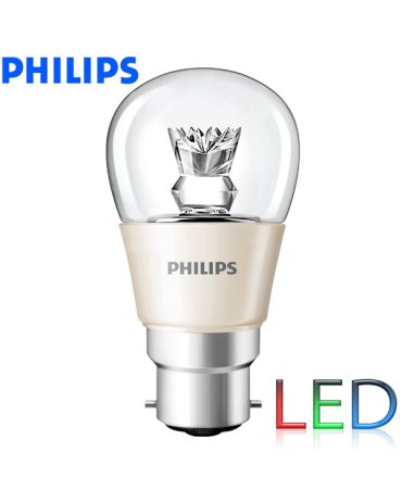 PHILIPS MASTER LEDLUSTRE 4W B22D WW P45 CLEAR