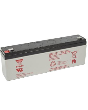 Yuasa NP2.1-12 VRLA Battery 12V 2.1Ah