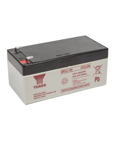 Yuasa NP3.2-12S VRLA Battery 12V 3.2Ah