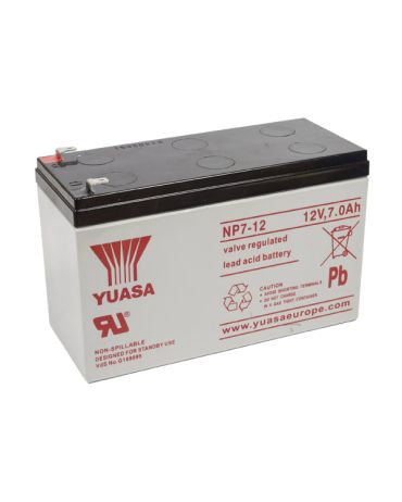 Yuasa NP7-12 VRLA Battery 12V 7Ah