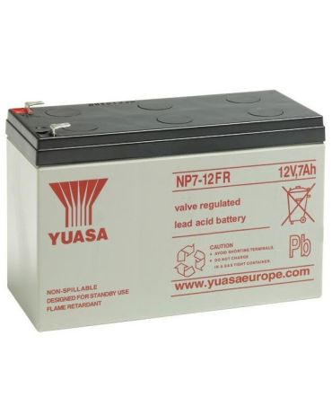 Yuasa NP7-12 Battery 12V 7Ah Flame Retardent