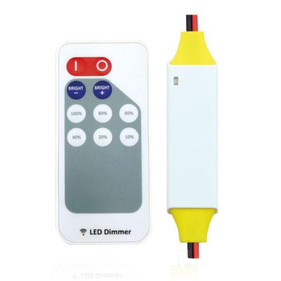 RF Receiver+remote single colour 5-24V CV