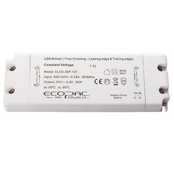Driver 24V IP20 DIMMABLE 30W