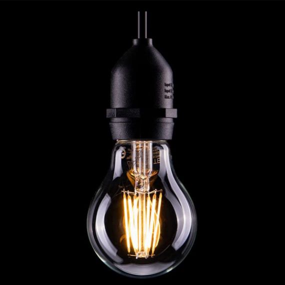 LED 4W GLS filament bulb clear E27 2700K DIM