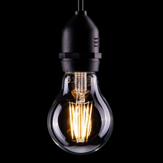 LED 4W GLS filament bulb clear B22D 2700K DIM