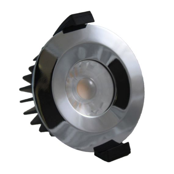 LED Downlight Fire Rated 6W 38° 3000K Chrome