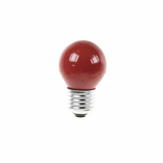 Golf Ball Bulb 45mm Round 240V 15W E27 Red
