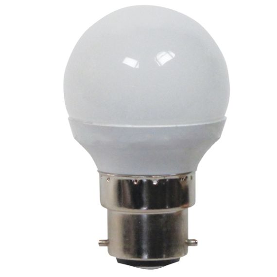 GE LED GOLF BALL 4.5W B22D FROSTED DIMMABLE