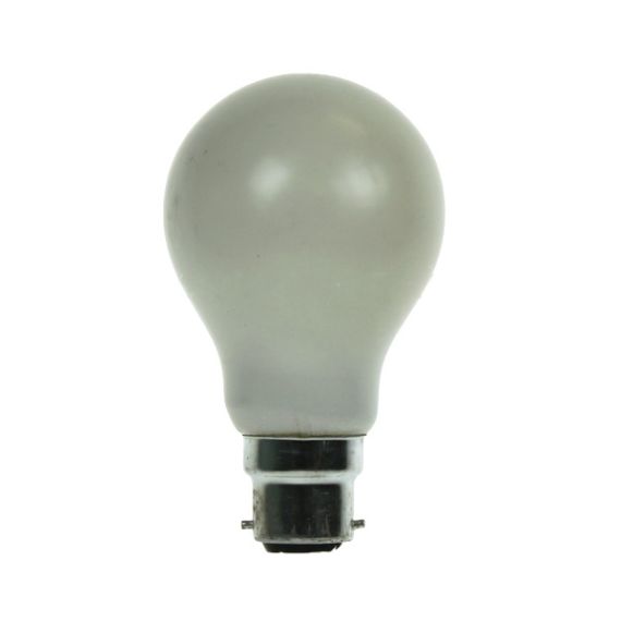 GLS Light Bulb 240V 25W B22D White