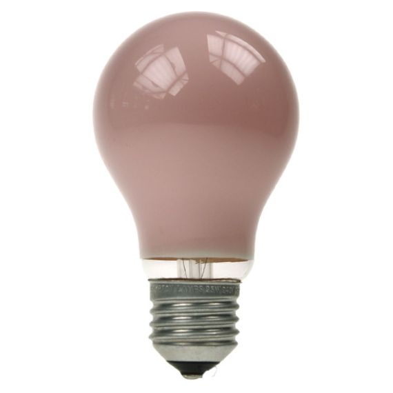 GLS Light Bulb 240V 15W E27 Pink