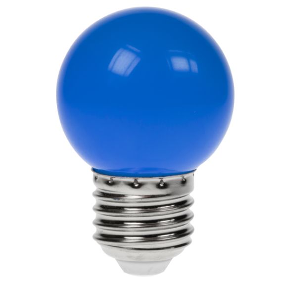LED GOLF BALL 240V 1.5W ES E27 BLUE