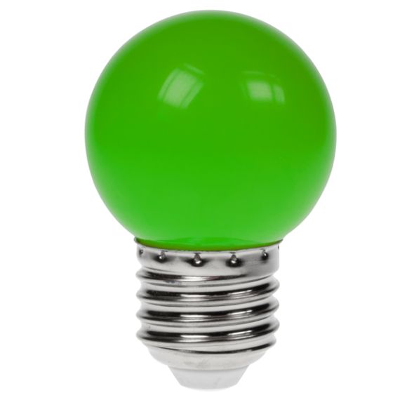 LED GOLF BALL 240V 1.5W ES E27 GREEN