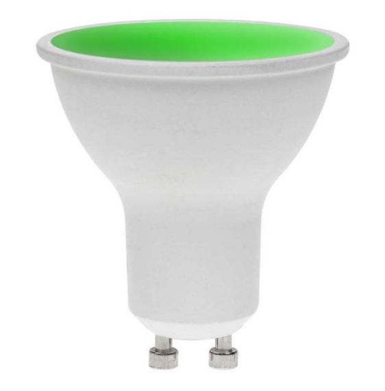 LED GU10 GREEN 7W 240V DIMMABLE