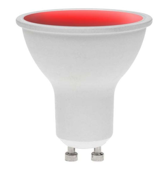 LED GU10 RED 7W 240V DIMMABLE
